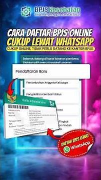 Cara daftar Bpjs Kesehatan online lewat whatsapp