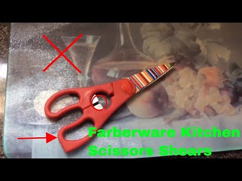 ✅ How To Use Farberware Kitchen Scissors Shears Review