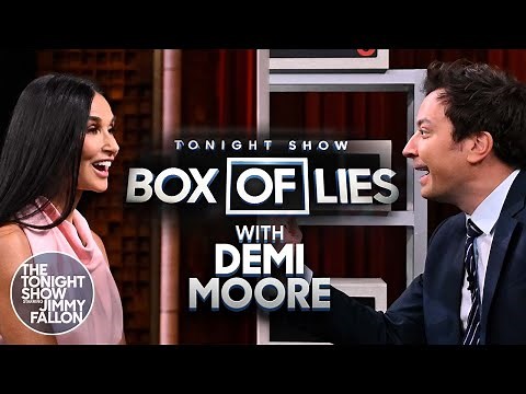 Box of Lies with Demi Moore | The Tonight Show Starring Jimmy Fallon