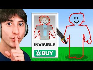 I Cheated with Illegal Invisibility in Roblox