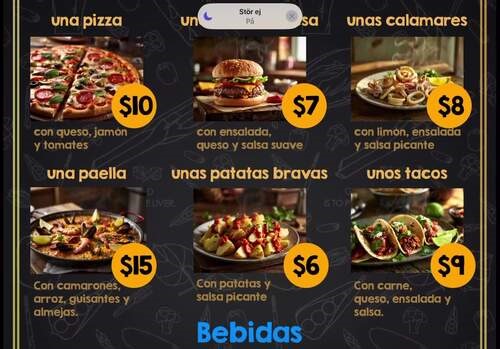 Spanish Restaurant & Food Activities – Dialogues, Vocabulary, and Menus