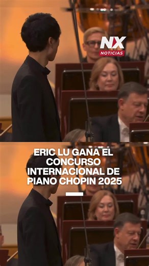 Eric Lu gana el Concurso Internacional de Piano Chopin 2025 El pianista estadounidense Eric Lu, de 27 años, ganó la edición número 19 del Concurso Internacional de Piano Fryderyk Chopin en Varsovia, uno de los certámenes más prestigiosos del mundo. El jurado anunció el veredicto este martes 21 de octubre, otorgándole la medalla de oro y un premio de 60 mil euros. Esta edición registró una cifra récord de 642 aspirantes de entre 16 y 30 años, de los cuales 84 pianistas de 19 países llegaron a la 