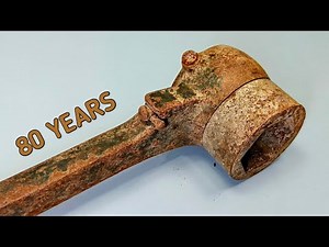 Antique Reversible Hex Ratchet Restoration | 80 Years Old