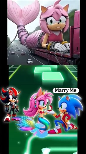 Scary Sonic Vs Scary Shadow Vs Scary Silver_Tiles Hop_shorts_coffindance