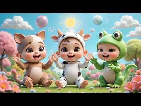 Animal Freeze Dance 🐒🦁❄️ | Fun Kids Songs & Nursery Rhymes for Toddlers | Movement & Learning Video