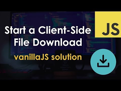 Create a Client-Side File Download – JavaScript Tutorial