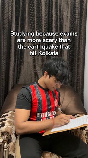 Abhas on Instagram: "Will they not cancel exams because of the Earthquake?😔🥀 #trending #funny #kolkata #relatable #viral #reelsinstagram #reelitfeelit #fyp #explore"