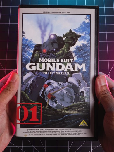 📼 Gundam VHS Collection ✨️ Earlier this year, I was lucky to be able to pick up these VHS tapes. I'm a big fan of physical media! This included the theatrical movie cuts of the Gundam Movie Trilogy, Char's Counterattack, and F91, as well as certain episodes from series like ZZ, The 08th MS Team, and Stardust Memory! Also, this is a small look at some of the build videos I plan to do next year! More soon! #gunpla #gundam #ガンプラ #vhs #ガンダム