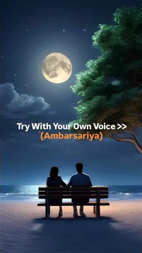 TRY WITH YOUR OWN VOICE 🩷- AMBARSARIYA SONG LYRICS #song #lyrics #songlyrics