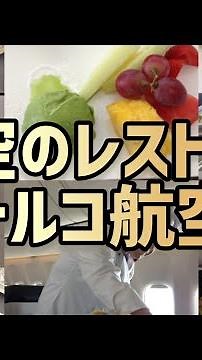 【トルコ航空】ビジネスクラスの機内食サービスが圧倒的に凄すぎた✨