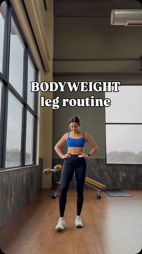 If you’re needing a bodyweight routine for your next leg day check this out! leggings @1stphorm sports bra @aritzia shoes @nike WORKOUT: Superset Eccentric Squats 4X20 Slow calf raises 4X20 Superset Jump squats 4X15 Walking lunges 4X20 Superset Hamstring curls 4X15 Roman Chair 4X20 Superset Step ups 4X20 Box jumps 4X15 #legday #bodyweightworkout #workoutlegs #lowerbodyroutine #personaltrainer | Ella O'Toole | Facebook