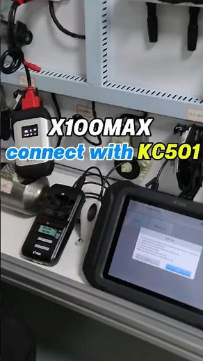 Watch how to connect #xtool X100MAX with KC501 and start key programming with ease!