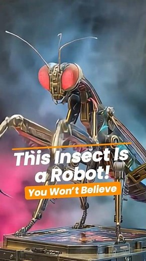 Cyborg Mantis: When Nature Evolves into Machine #mantis #cyborg #aianimation