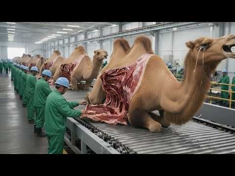 Inside camel factory Camel factory to beauty Cream Full process