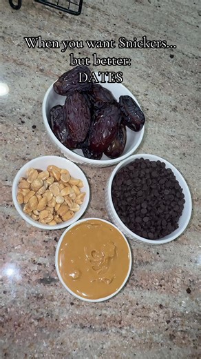 01/27/26: Snickers, but made better🤍 sweet • simple • made with dates