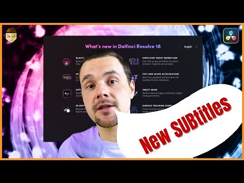 Subtitles Update DaVinci Resolve 18