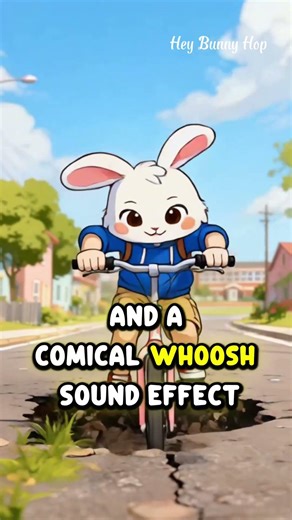 Cute Bunny Almost Fell on the Way to School! 2D Animation Short