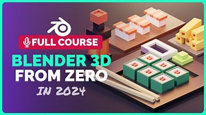 Full Blender 4 Course for Complete Beginners 2024 | Polygon Runway | BlenderNation Bazaar