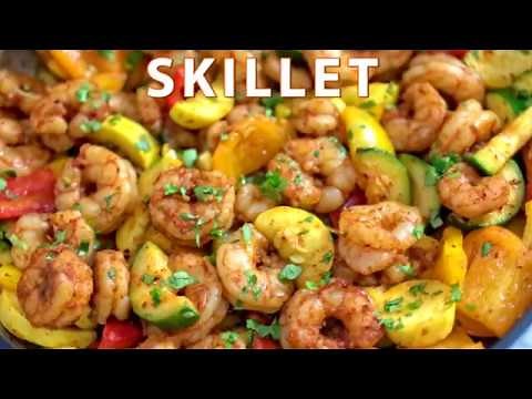 Easy Shrimp and Vegetable Skillet