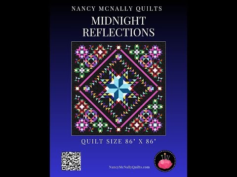 Midnight Reflections Block of the Month Quilt Pattern introduction