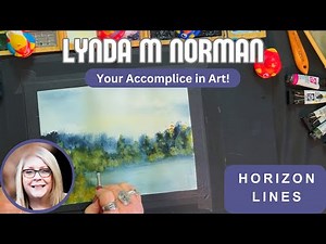 A Few Simple Lines Can Define and Anchor Your Landscape Painting - with artist Lynda Norman