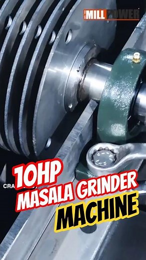 10HP SS Masala Grinder | 100kg/hr Output +91 951200 6775