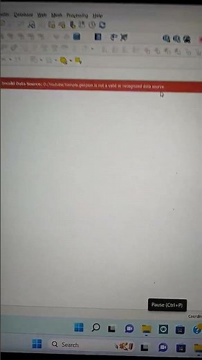 Invalid Data Source in .geojson file #qgis #qgis3 #qgistutorials #youtubeshorts #qgisanswers