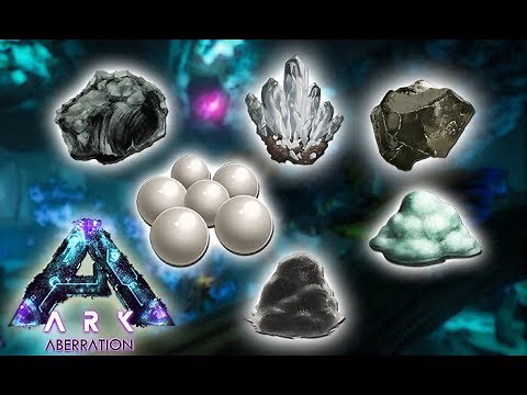 ALL THE RESOURCE SPAWNS! (Ark Aberration)