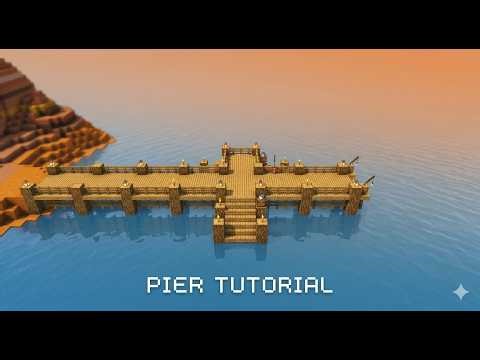 How to Build a Wooden Pier/Dock in Minecraft - Easy