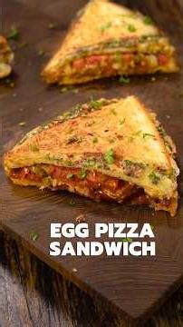 Egg Pizza Sandwich | Kids Lunch Box Ideas | Easy Bread Pizza Recipe