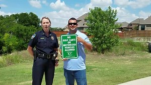 6K views · 73 reactions | Lt. Shields of the Trophy Club Police Department shares helpful information on golf carts and signage that golf cart owners can expect to see around town very soon. | Town of Trophy Club | Facebook