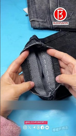 Tips for changing pants length without cutting to keep the original edge for a more beautiful look