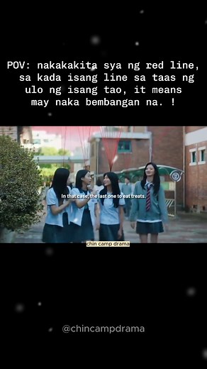 23K views · 366 reactions | nakakakita sya ng red line, sa kada isang line sa taas ng ulo ng isang tao, it means may naka bembangan na. #viral #followers #highlights #sline | Chin-Camp Drama | Facebook