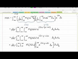 Lecture - Convolution of Fourier Transforms