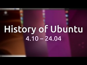 History of Ubuntu (4.10 - 24.04)