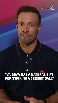 AB de Villiers praises Vaibhav Sooryavanshi’s incredible ball-striking ability. | #TATAIPL 2026
