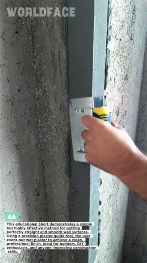 Perfect Wall Leveling Trick Using a Precision Plaster Guide