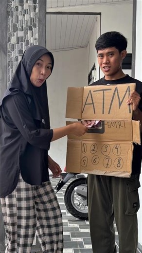 ATM machine is broken #shorts #minivlog #comedy #bocilwargads #maspreman