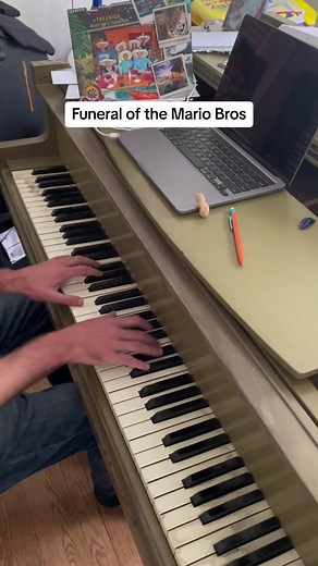 Mario Bros Funeral Piano Cover