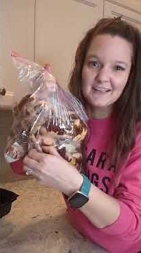 How to debone a rotisserie chicken using a gallon Ziploc bag #cookinghacks