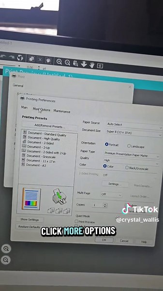Essential Printer Settings for 13x19 Sublimation