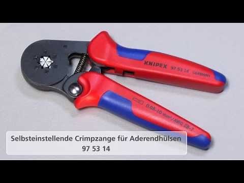 KNIPEX Selbsteinstellende Crimpzange mit Seiteneinführung (97 53 14)