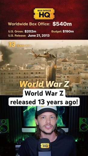 13 years ago ‘World War Z’ was released!