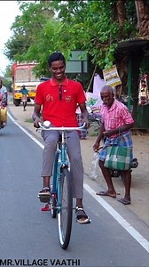 374K views · 44K reactions | Vintage Model Cycle Public Reaction 藍 #reels #cycle #trending #viral | Mr.Village Vaathi | Facebook