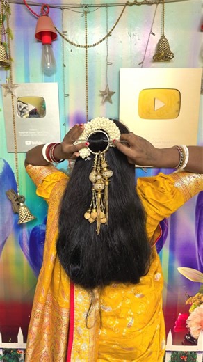 Jhumar hairstyle with hair stick 🌹 #shorts #youtubeshorts #hairstyle #trending #viral #bhojpuri #yt