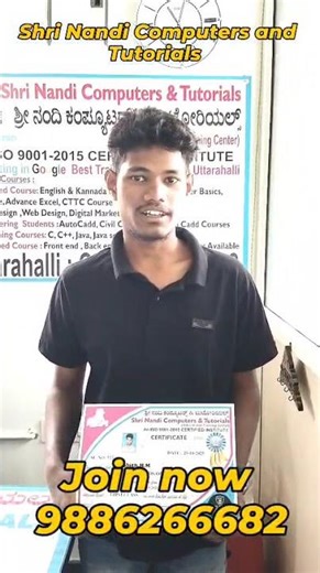 Student Review | Best Computer Training Institute in Uttarahalli Bangalore | Shri Nandi Computers