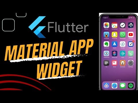 material app widget flutter || what is material app widget in flutter.