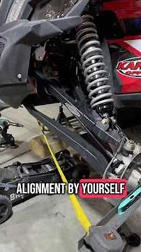 How to do a UTV front end alignment by yourself - EASILY