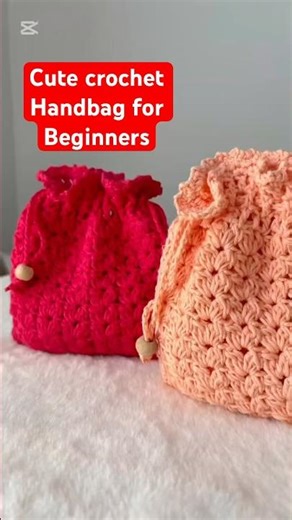 Cute Crochet Handbag for Beginners | Step by Step Tutorial # #crochet handbag #easy crochet bag