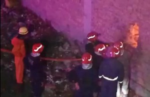 Firefighting operations lasted for about 12 hours after the fire broke out at the factory on Tuesday evening. : At least three people were killed on Wednesday after a massive fire broke out at a factory near Rithala Metro Station in northwest Delhi on Tuesday evening, triggering a 12-hour-long firefighting operation by the fire brigade. | Indian Fire Service